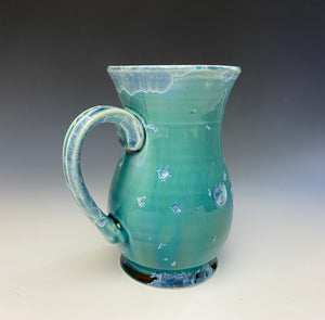 Crystalline Glazed Mug 18 oz- Dark Teal #1