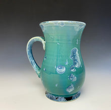 Load image into Gallery viewer, Crystalline Glazed Mug 18 oz- Dark Teal #1

