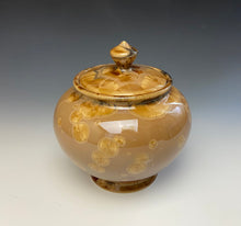Load image into Gallery viewer, Iced Caramel Crystalline Glazed Jar #1
