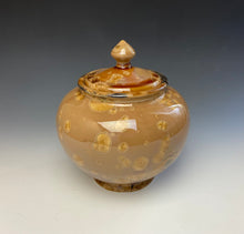 Load image into Gallery viewer, Iced Caramel Crystalline Glazed Jar #2
