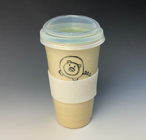 Piggery Travel Mug - Lime Green #2