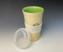 Load image into Gallery viewer, Piggery Travel Mug - Lime Green #2
