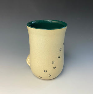 Spider Pig Mug- Dark Blue Green