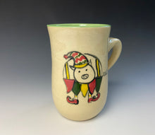 Load image into Gallery viewer, Elf Pig Mug- Lime Green
