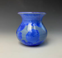 Load image into Gallery viewer, Blue &amp; Light Purple Crystalline Glazed Mini Vase
