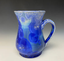 Load image into Gallery viewer, Crystalline Glazed Mug 12 oz- Silvery Blue
