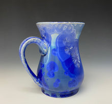 Load image into Gallery viewer, Crystalline Glazed Mug 12 oz- Silvery Blue
