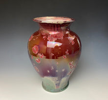 Load image into Gallery viewer, Ruby Crystalline Vase
