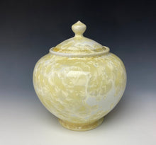 Load image into Gallery viewer, Ivory Crystalline Jar
