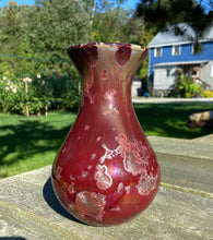Load image into Gallery viewer, Ruby Crystalline Vase #2
