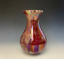 Load image into Gallery viewer, Ruby Crystalline Vase #2
