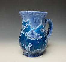 Load image into Gallery viewer, Crystalline Glazed Mug 14oz- Atlantic Storm Blue #1
