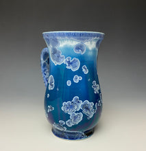 Load image into Gallery viewer, Crystalline Glazed Mug Atlantic Storm Blue #2- 15oz
