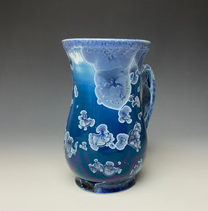 Crystalline Glazed Mug Atlantic Storm Blue #2- 15oz