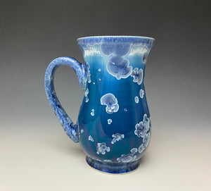 Crystalline Glazed Mug Atlantic Storm Blue #2- 15oz