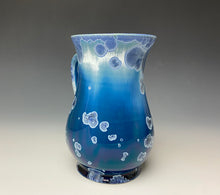 Load image into Gallery viewer, Crystalline Glazed Mug 16oz- Atlantic Storm Blue #4
