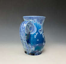 Load image into Gallery viewer, Crystalline Glazed Mug 16oz- Atlantic Storm Blue #3
