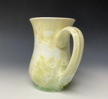 Load image into Gallery viewer, Crystalline Glazed Mug 14oz- Ivory and Green  #2
