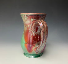 Load image into Gallery viewer, Crystalline Glazed Mug 16oz- Ruby &amp; Green

