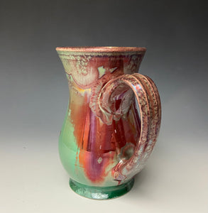 Crystalline Glazed Mug 16oz- Ruby & Green
