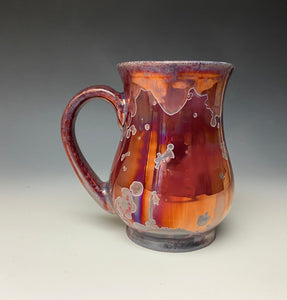 Crystalline Glazed Mug 12oz- Ruby #5