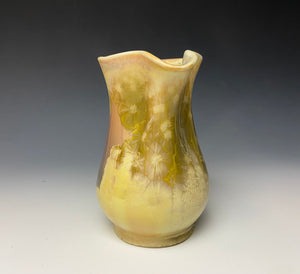 Gold Crystalline Small Pitcher