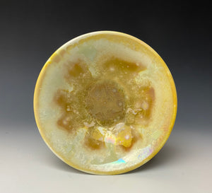 Gold Crystalline Glazed Mini Bowl