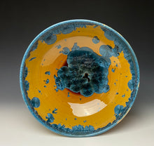Load image into Gallery viewer, Blue and Orange Crystalline Glazed Bowl
