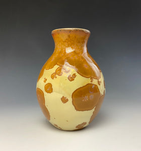 Crystalline Glazed Mini Vase- Golden Honey #1