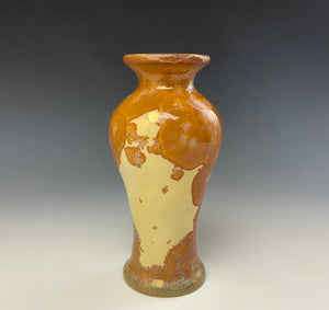 Crystalline Glazed Mini Vase- Golden Honey #4