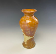 Load image into Gallery viewer, Crystalline Glazed Mini Vase- Golden Honey #4
