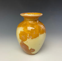Load image into Gallery viewer, Crystalline Glazed Mini Vase- Golden Honey #6
