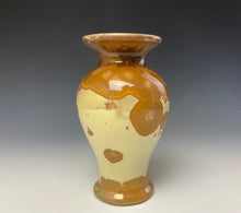 Load image into Gallery viewer, Crystalline Glazed Mini Vase- Golden Honey #7
