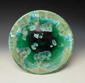 Green Crystalline Plate