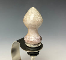 Load image into Gallery viewer, Crystalline Glazed Bottle Stopper- Mauve #1
