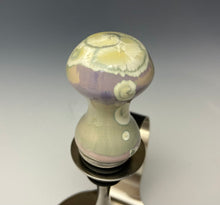 Load image into Gallery viewer, Crystalline Glazed Bottle Stopper- Unicorn #1
