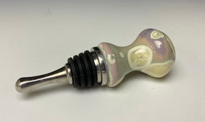 Crystalline Glazed Bottle Stopper- Unicorn #1