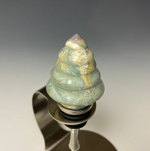 Crystalline Glazed Bottle Stopper- Unicorn Tree