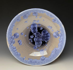 Periwinkle Crystalline Glazed Bowl