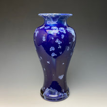 Load image into Gallery viewer, Winter Sky Blue Crystalline Glazed Vase 1
