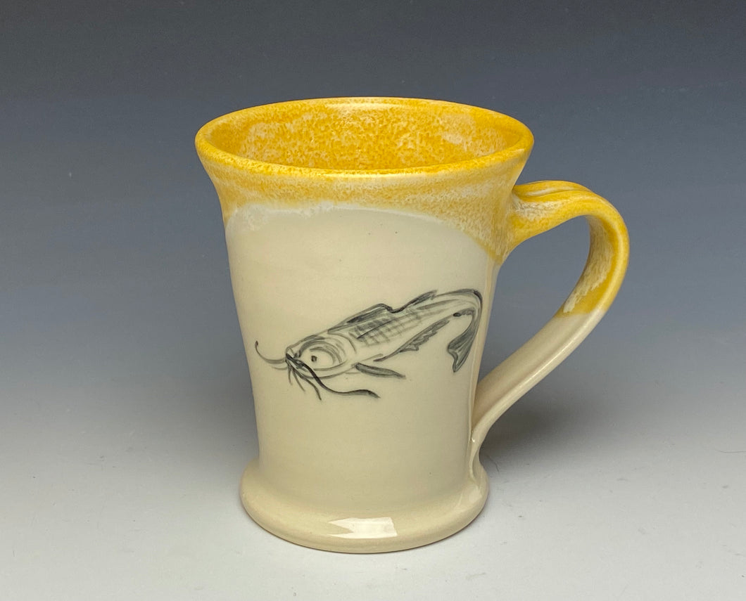Catfish Mug- Yellow