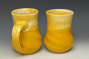 Sunshine Yellow Swirly Mug
