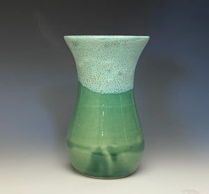 Seafoam Green Everyday Vase- Curvy