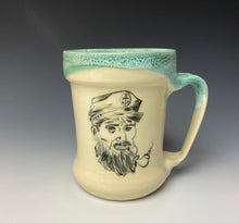 Load image into Gallery viewer, Sea Captain Mug- Seafoam Green
