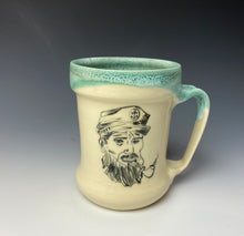 Load image into Gallery viewer, Sea Captain Mug- Seafoam Green
