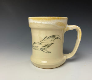 Whale Mug- Sunshine Yellow