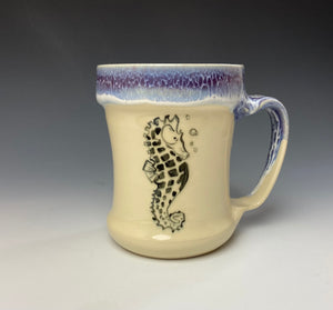 Seahorse Mug- Purple
