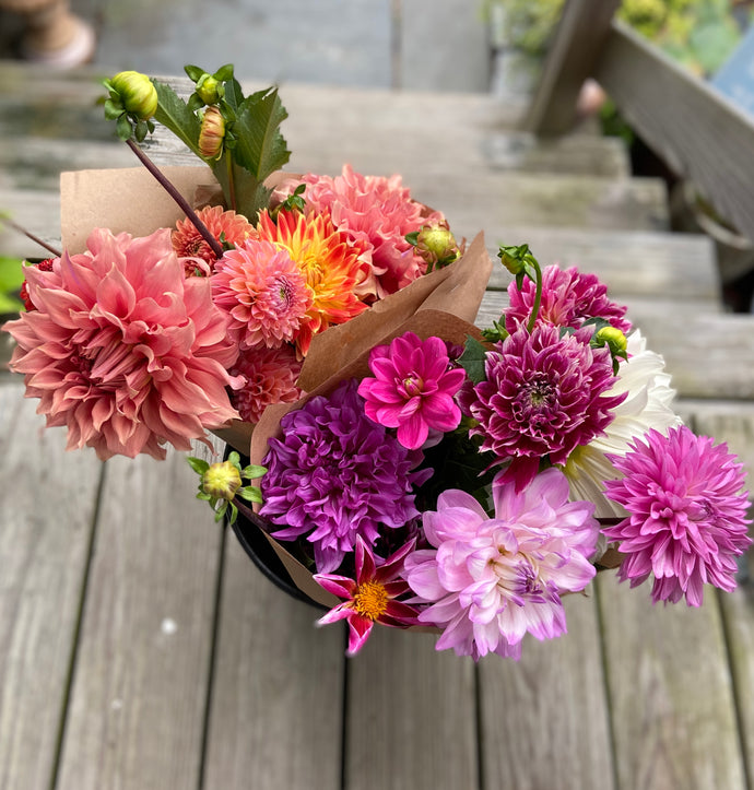 Mixed Dahlia Bouquet