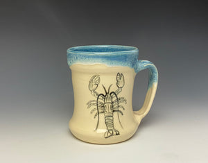 Lobster Mug- Ice Blue