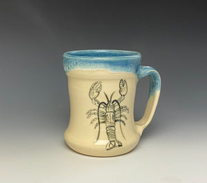 Lobster Mug- Ice Blue